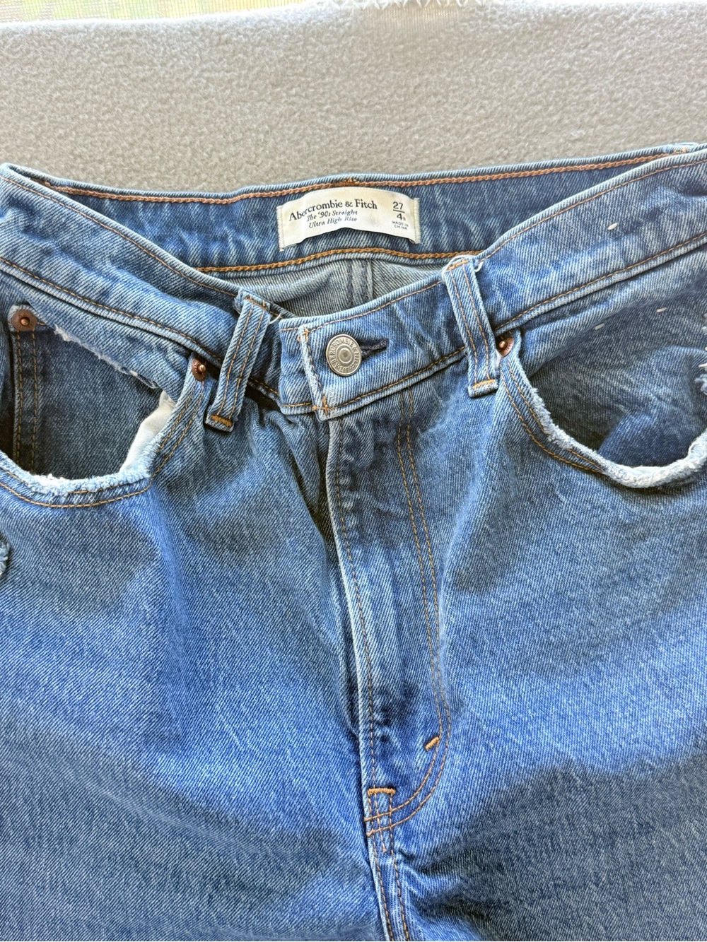 Abercrombie & Fitch Medium Blue Denim Jeans